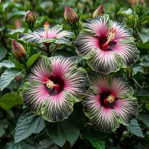 Гибискус Амбер Лайт купить по цене от 490р. в интернет-магазине «Посадика» с доставкой почтой в в Усть-Джегутае и по всей России – [изображение №1].