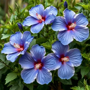 Гибискус садовый Блуминг Квин купить по цене от 259р. в интернет-магазине «Посадика» с доставкой почтой в в Усть-Джегутае и по всей России – [изображение №1].