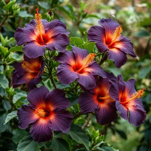 Гибискус Вивида Флэр купить по цене от 279р. в интернет-магазине «Посадика» с доставкой почтой в в Усть-Джегутае и по всей России – [изображение №1].