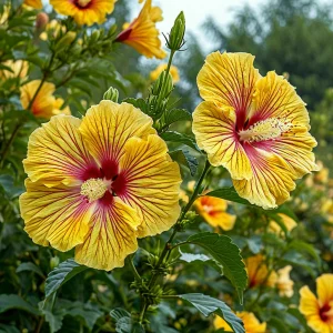 Гибискус Свит Соната купить по цене от 249р. в интернет-магазине «Посадика» с доставкой почтой в в Усть-Джегутае и по всей России – [изображение №1].