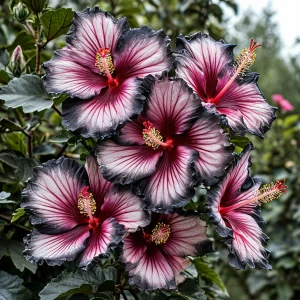 Гибискус садовый Самер Бридж купить по цене от 306р. в интернет-магазине «Посадика» с доставкой почтой в в Усть-Джегутае и по всей России – [изображение №1].