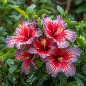 Гибискус Кримсон Флейм купить по цене от 479р. в интернет-магазине «Посадика» с доставкой почтой в в Усть-Джегутае и по всей России – [изображение №1].