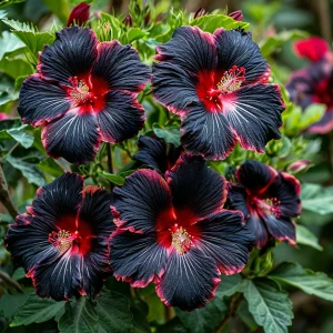 Гибискус садовый Файер Дэнсер купить по цене от 450р. в интернет-магазине «Посадика» с доставкой почтой в в Усть-Джегутае и по всей России – [изображение №1].